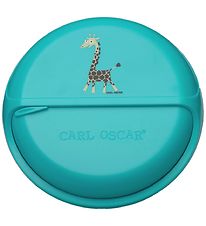 Carl Oscar Snackbox - 15 cm - Turquoise Giraffe Carl Oscar Snackbox - 15 cm - Turquoise Giraffe