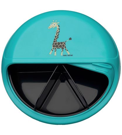 Snackbox Carl Oscar - 15 cm - Turquoise Giraffe Snackbox Carl Oscar - 15 cm - Turquoise Giraffe