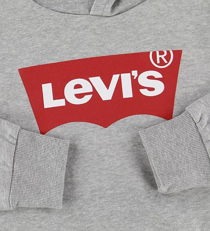 Levis Hættetrøje - Batwing - Gråmeleret Levis Hættetrøje - Batwing - Gråmeleret