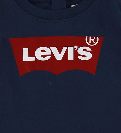 Levis T-shirt - Batwing - Navy m. Logo Levis T-shirt - Batwing - Navy m. Logo