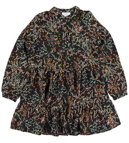 Grunt Jurk - Jessi - Black Flower Grunt Jurk - Jessi - Black Flower