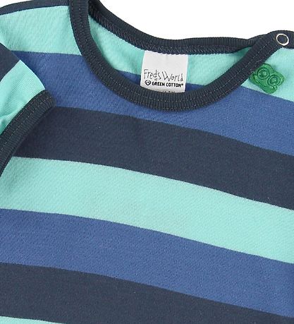 Freds World T-shirt - Multi Stripe - Blå