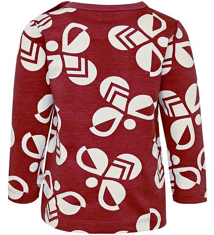 Hummel Bluse - HMLCharlie - Bordeaux m. Allover Logo Hummel Bluse - HMLCharlie - Bordeaux m. Allover Logo