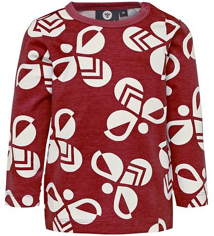 Hummel Bluse - HMLCharlie - Bordeaux m. Allover Logo Hummel Bluse - HMLCharlie - Bordeaux m. Allover Logo