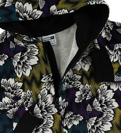 Puma Jumpsuit - Moroccan Blue w. Flowers