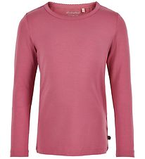 Minymo Long Sleeve Top - Bamboo - Heather Rose