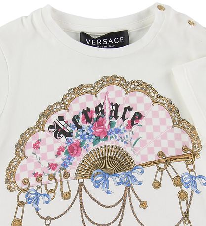 Versace T-shirt - Hvid m. Logo Versace T-shirt - Hvid m. Logo