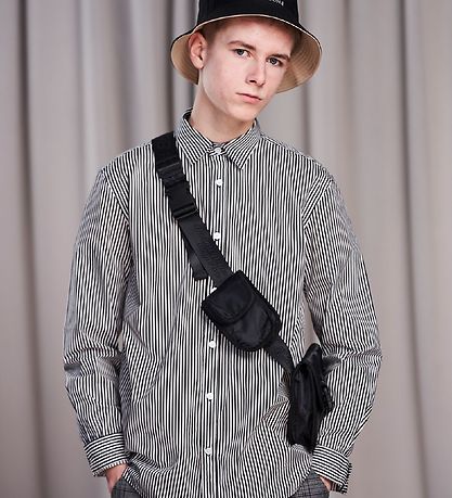 Hound Skjorte - Sort/Hvidstribet Hound Skjorte - Sort/Hvidstribet