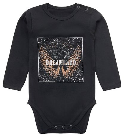 Petit by Sofie Schnoor Body l/æ - Dicte - Sort m. Print Petit by Sofie Schnoor Body l/æ - Dicte - Sort m. Print