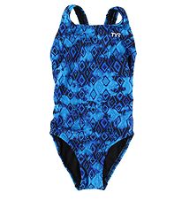 TYR Swimsuit - Glacial Maxfit - Blue w. Pattern TYR Swimsuit - Glacial Maxfit - Blue w. Pattern