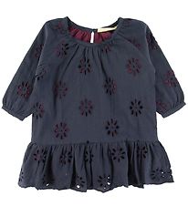 Soft Gallery Kjole - Gretchen - Anthracite m. Blomster Soft Gallery Kjole - Gretchen - Anthracite m. Blomster