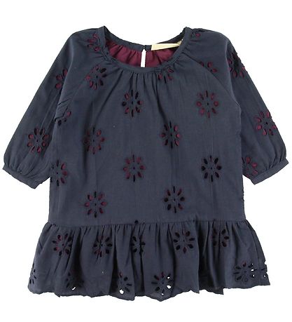 Soft Gallery Kjole - Gretchen - Anthracite m. Blomster Soft Gallery Kjole - Gretchen - Anthracite m. Blomster