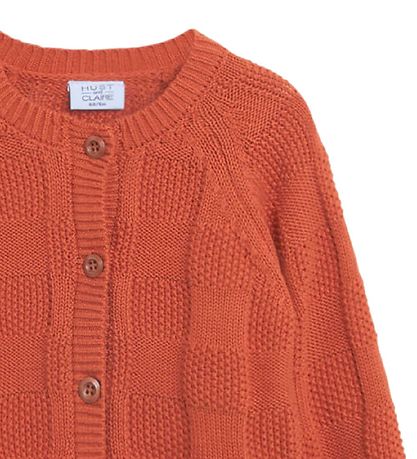 Hust and Claire Cardigan - Knit - Christoffer - Orange Hust and Claire Cardigan - Knit - Christoffer - Orange