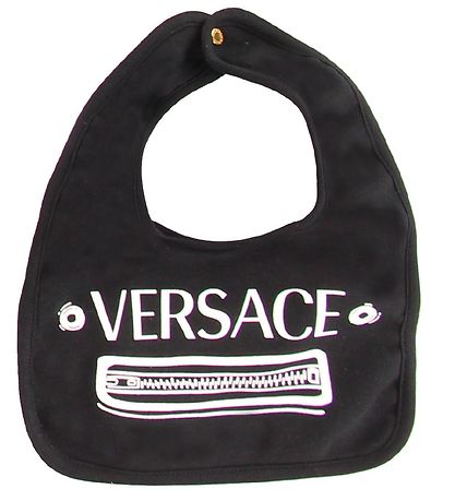 Boîte Cadeau Versace - Grenouillère/Bavoir - Noir av. Imprimé Boîte Cadeau Versace - Grenouillère/Bavoir - Noir av. Imprimé