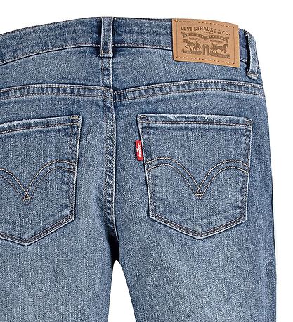 Levis Jeans - 710 Super Skinny - No Diggity m. Sølvstribe