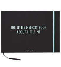 Design Letters Memory Book - Black/Turquoise - English Design Letters Memory Book - Black/Turquoise - English