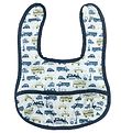 Smallstuff Bib - Small - Blue w. Cars