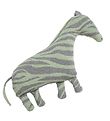 Smallstuff Bamse - 40 cm - Zebra - Grå/Grøn Smallstuff Bamse - 40 cm - Zebra - Grå/Grøn