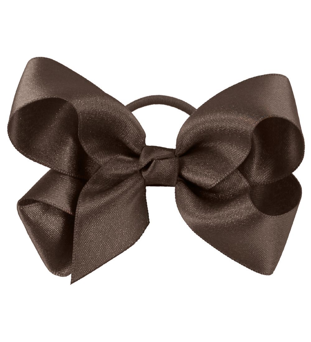 Little Wonders Haarelastiek - Luana - 5 cm - Bruin m. Glitter - Little Wonders - OneSize - Haaraccessoires