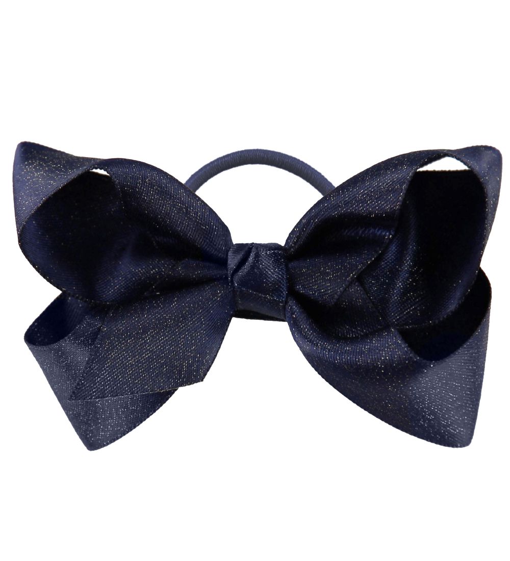 Little Wonders Haargummi - Luana - 5 cm - Navy m. Glitzer - Little Wonders - One Size - Haarschmuck