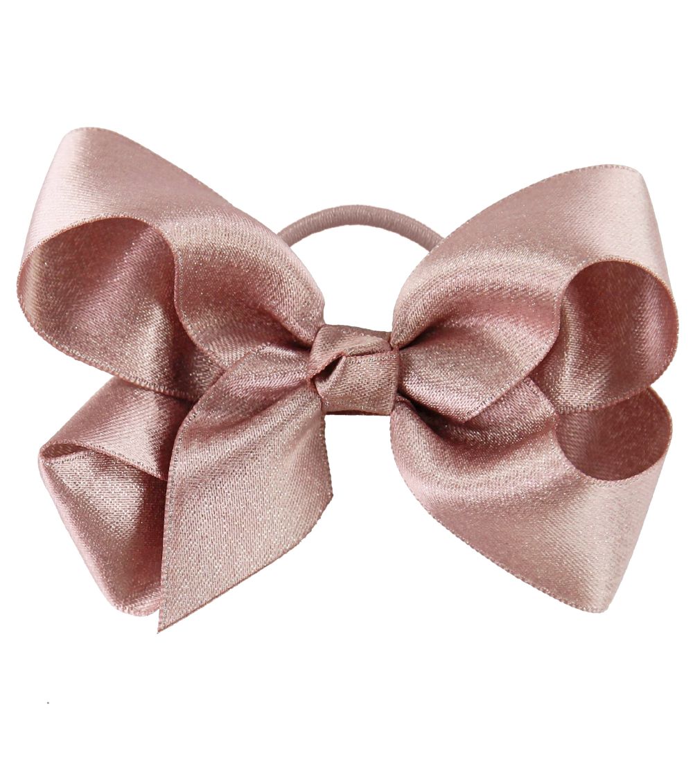 Little Wonders Haarelastiek - Luana - 5 cm - Roze m. Glitter - Little Wonders - OneSize - Haaraccessoires