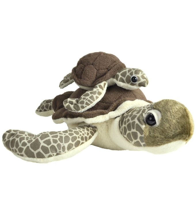 Wild Republic Bamse - 37x20 cm - Mor &amp; Unge - Skildpadde