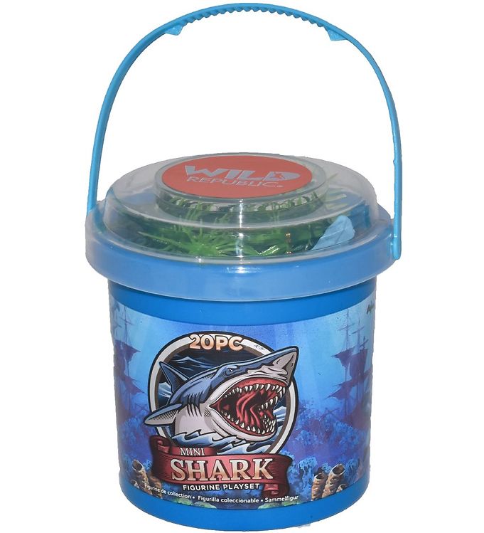 Wild Republic Spand m. Dyr - Mini - 20 stk. - Hajer