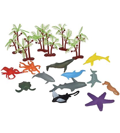 Wild Republic Spand m. Dyr - Mini - 18 stk. - Havets Dyr