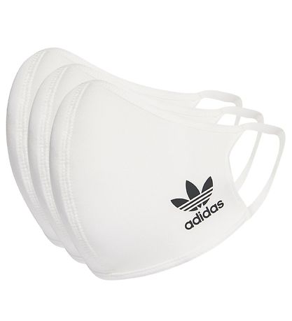 adidas Originals Mundbind - 3-pak - Hvid m. Logo adidas Originals Mundbind - 3-pak - Hvid m. Logo