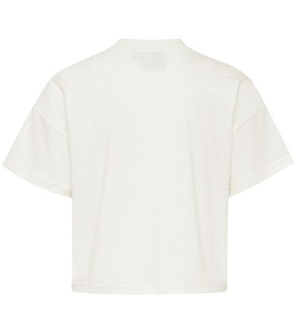 Hummel T-Shirt - Bijgesneden - hmlMary - Wit m. Print Hummel T-Shirt - Bijgesneden - hmlMary - Wit m. Print
