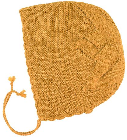 Huttelihut Baby Hat - Alpaca wool - Mustard Huttelihut Baby Hat - Alpaca wool - Mustard