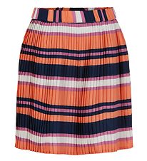 The New Nederdel - Tess - Orange/Rosa Striber The New Nederdel - Tess - Orange/Rosa Striber
