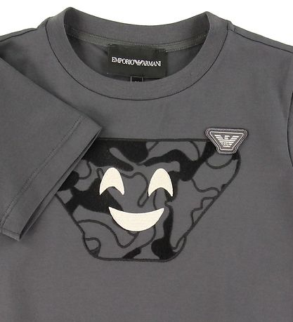 Emporio Armani T-shirt - Grå m. Logo