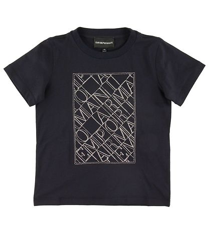 T-Shirt Emporio Armani - Marine av. Broderie T-Shirt Emporio Armani - Marine av. Broderie