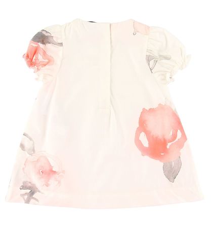 Emporio Armani Kjole m. Bloomers - Hvid m. Blomster