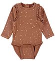 Minymo Body l/æ - Brun m. Prikker Minymo Body l/æ - Brun m. Prikker