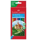 Faber-Castell Farveblyanter - Slot - 12 stk - Multifarvet