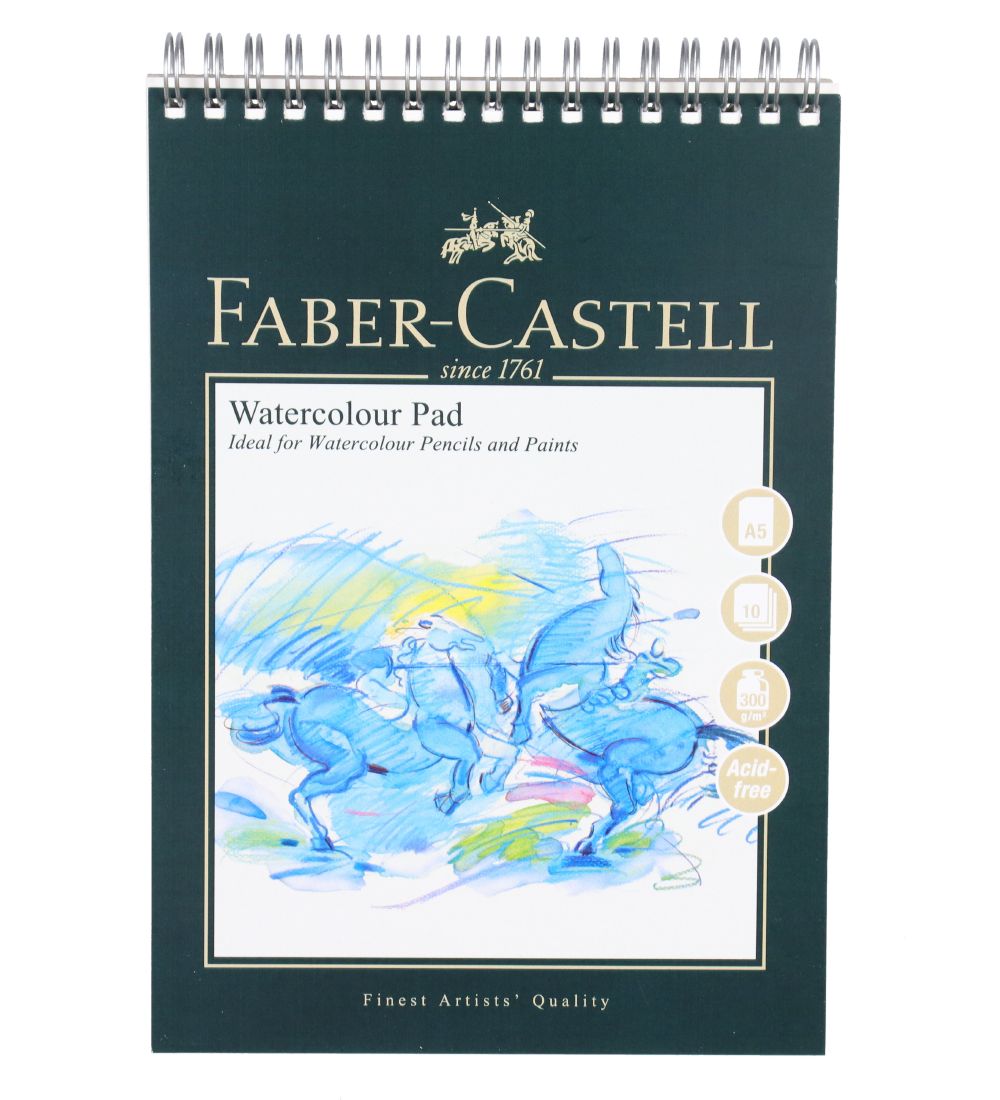Faber-Castell Malblock - Aquarell - 10 Blatt - A5 - Faber-Castell - One Size - Malbücher