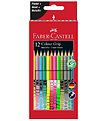 Faber-Castell Farveblyanter - Grip - 12 stk - Pastel/Neon/Metall Faber-Castell Farveblyanter - Grip - 12 stk - Pastel/Neon/Metall