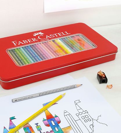 Crayons de couleur Faber-Castell - Château - 36 pièces - Multico Crayons de couleur Faber-Castell - Château - 36 pièces - Multico