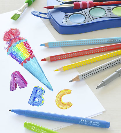 Faber-Castell Markers - Grip - 20 pcs - Multicoloured Faber-Castell Markers - Grip - 20 pcs - Multicoloured