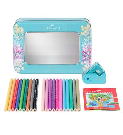 Faber-Castell Sparkle Tinæske - Farver/Spidser - 20 stk - Multi Faber-Castell Sparkle Tinæske - Farver/Spidser - 20 stk - Multi