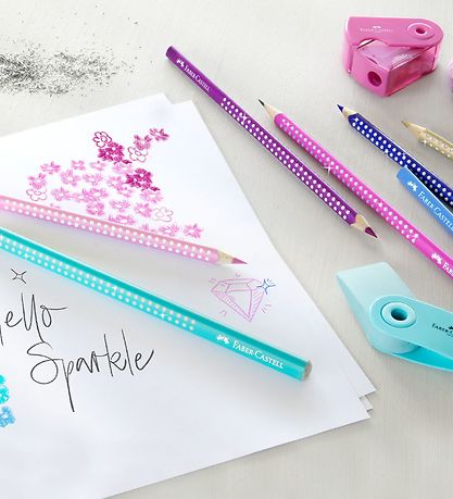 Faber-Castell Sparkle Tinæske - Farver/Spidser - 20 stk - Multi Faber-Castell Sparkle Tinæske - Farver/Spidser - 20 stk - Multi