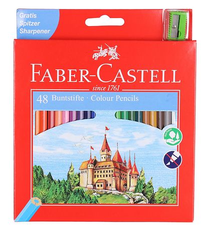 Faber-Castell Farveblyanter - Slot - 48 stk - Multifarvet Faber-Castell Farveblyanter - Slot - 48 stk - Multifarvet