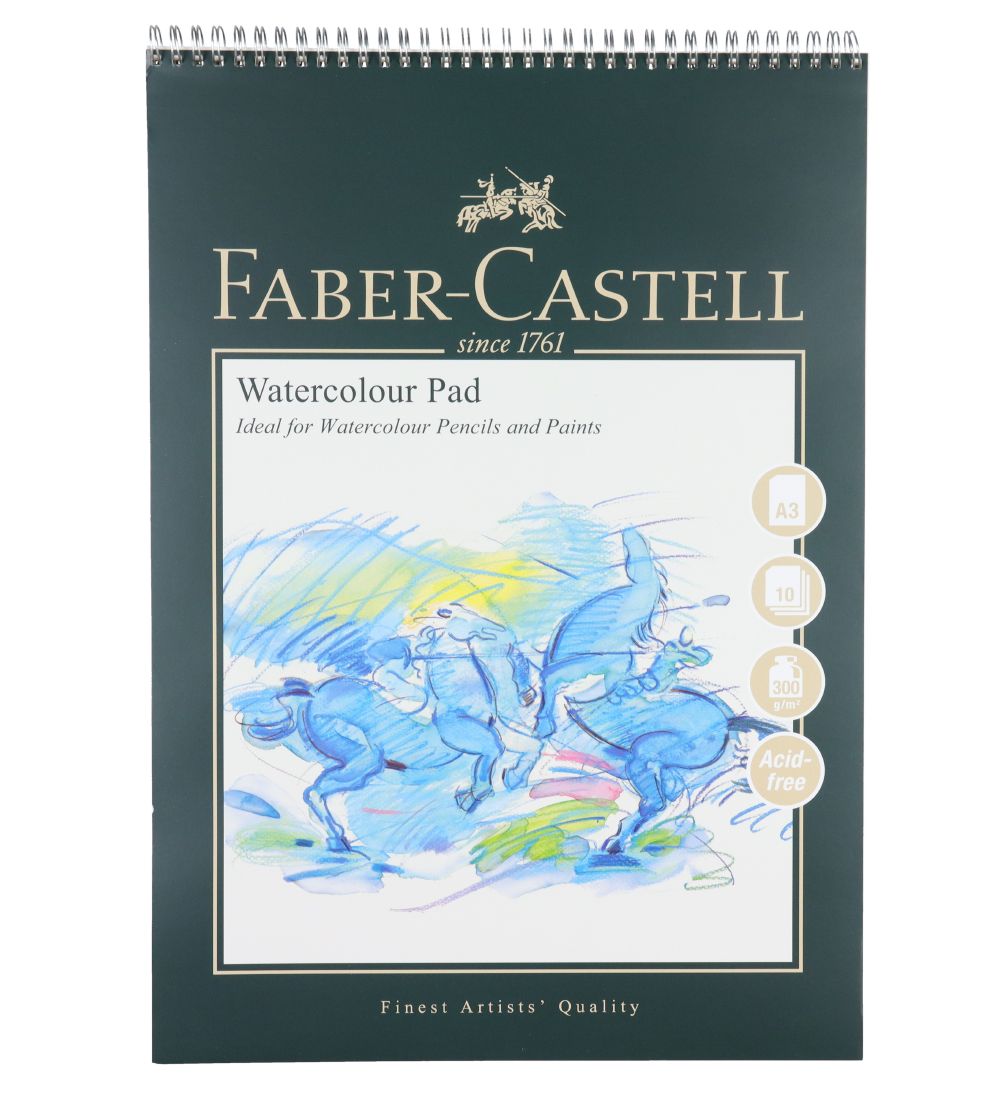 Faber-Castell Malblock - Aquarell - 10 Blatt - A3 - Faber-Castell - One Size - Malbücher