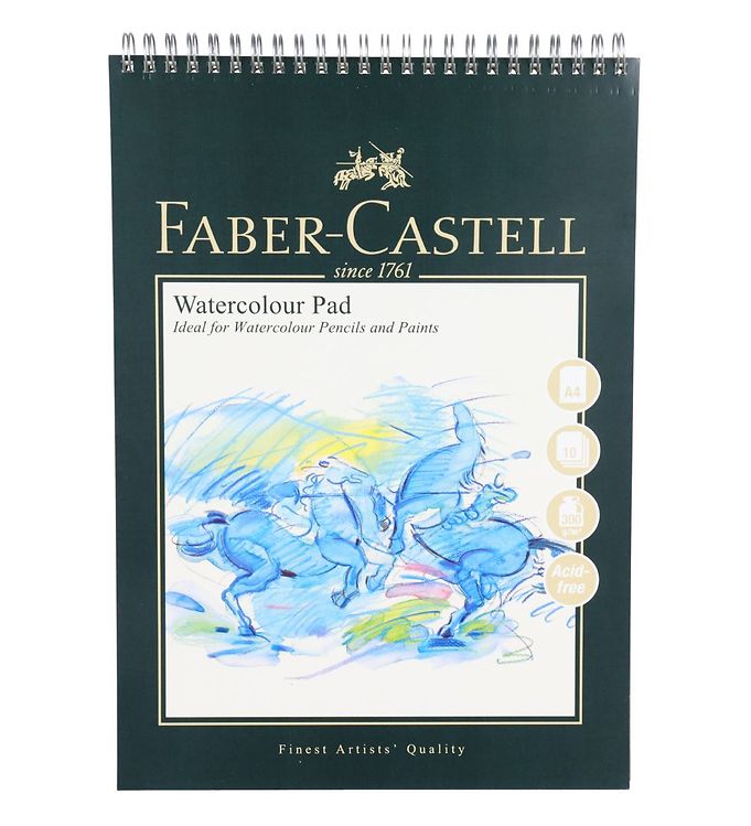 Faber-Castell Maleblok - Akvarel - 10 ark - A4