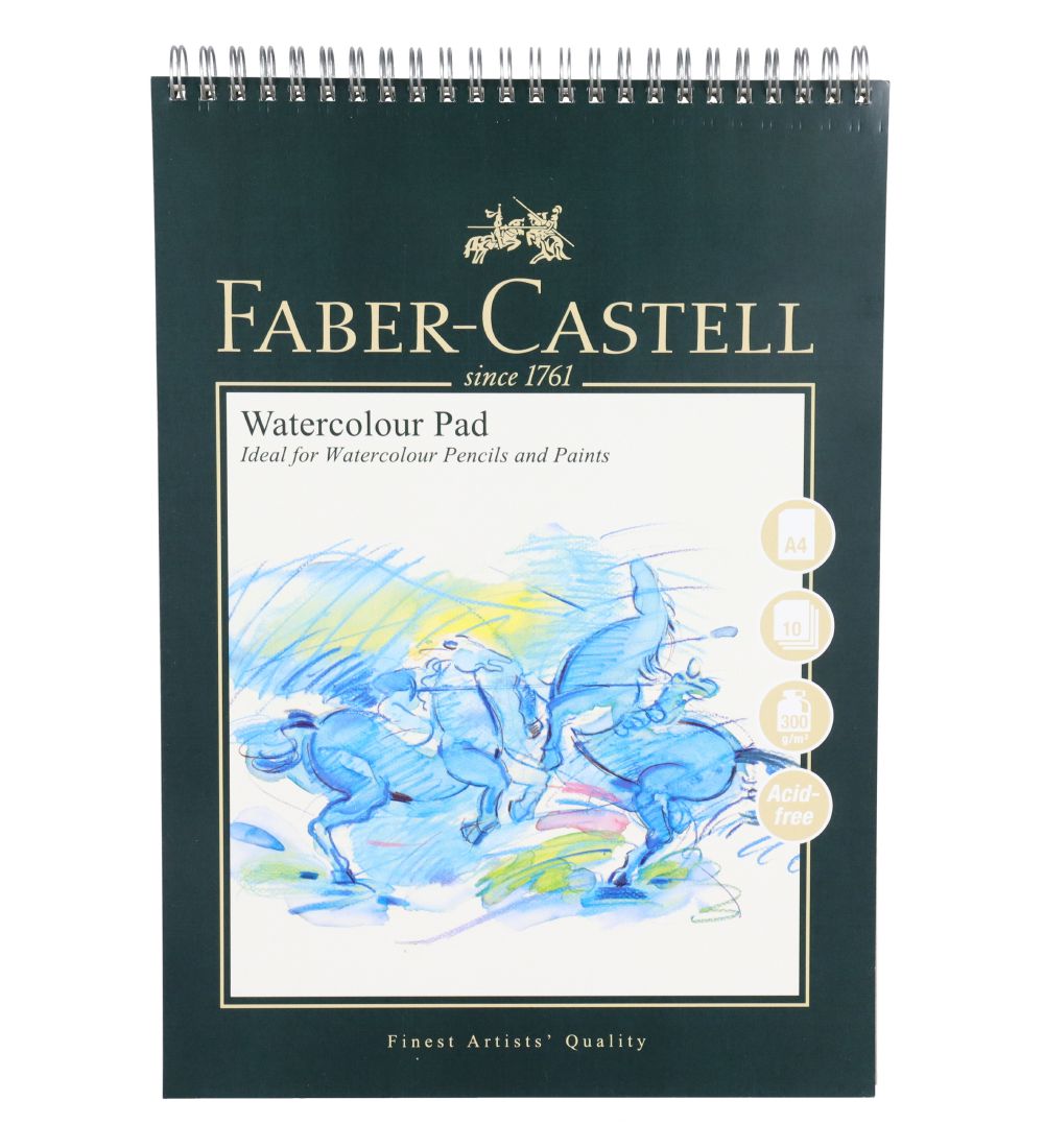 Faber-Castell Malblock - Aquarell - 10 Blatt - A4 - Faber-Castell - One Size - Malbücher