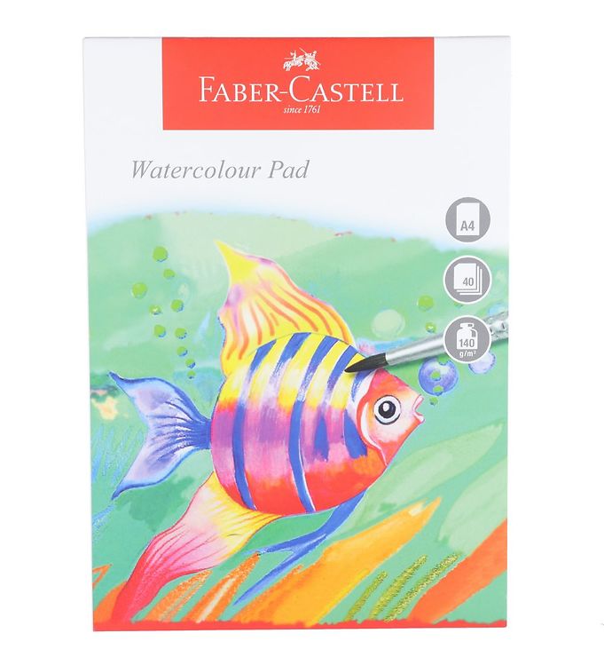 Faber-Castell Maleblok - Akvarel - 40 ark - A4