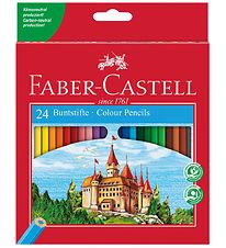 Faber-Castell Farveblyanter - Slot - 24 stk - Multifarvet Faber-Castell Farveblyanter - Slot - 24 stk - Multifarvet