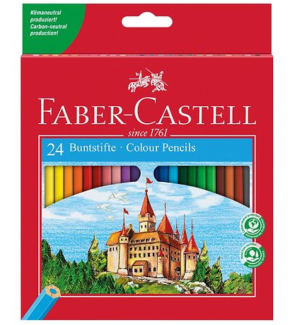 Crayons de couleur Faber-Castell - Château - 24 pièces - Multico Crayons de couleur Faber-Castell - Château - 24 pièces - Multico